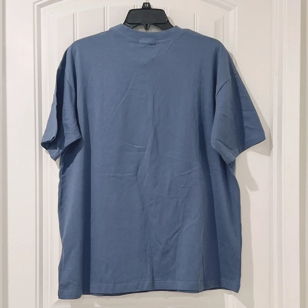 AELFRIC EDEN Wow Justfly Graphic Short Sleeve Goose T-shirt Men’s M Blue - Picture 4 of 6